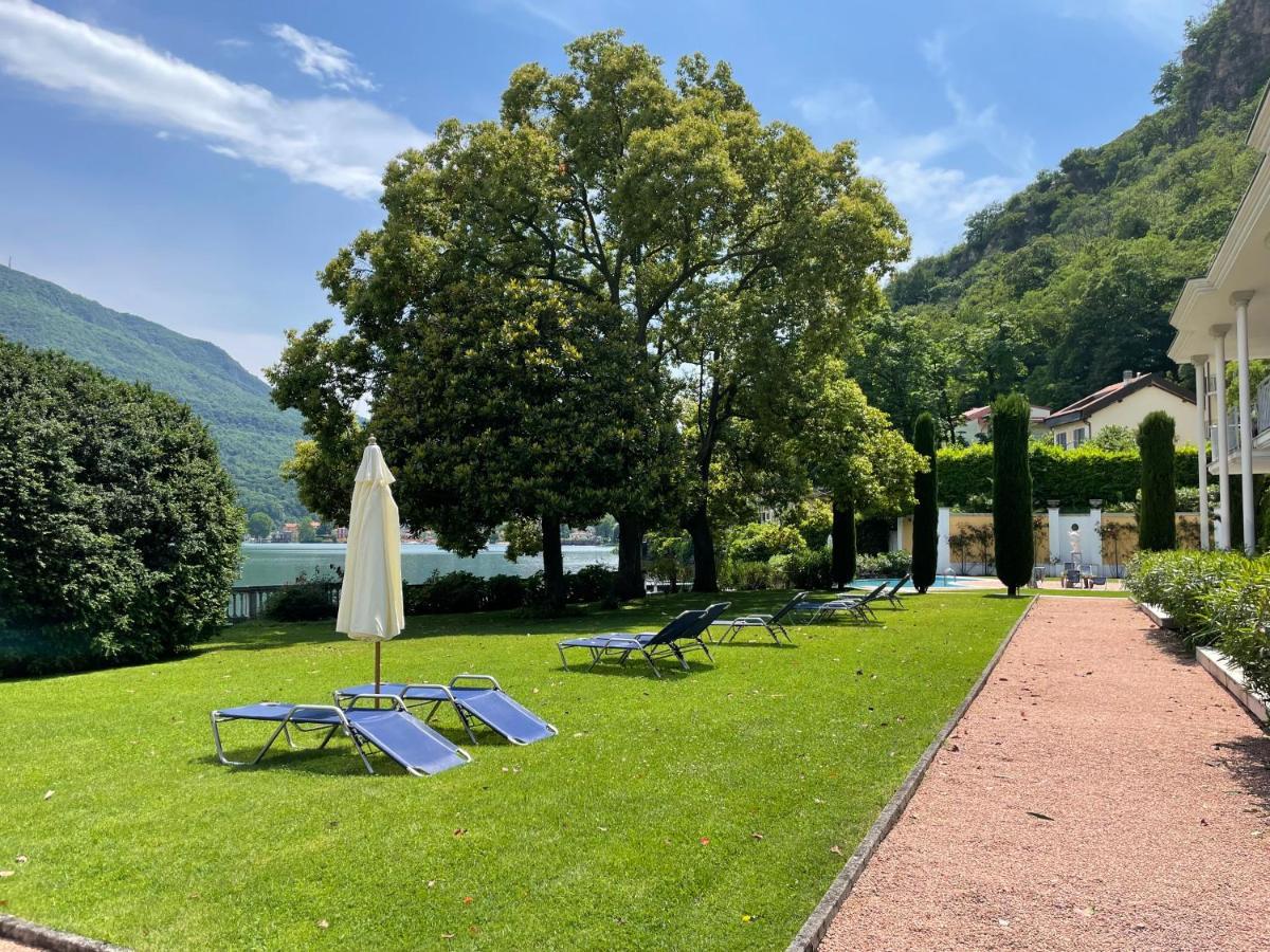 Ville Lago Lugano Porto Ceresio Εξωτερικό φωτογραφία