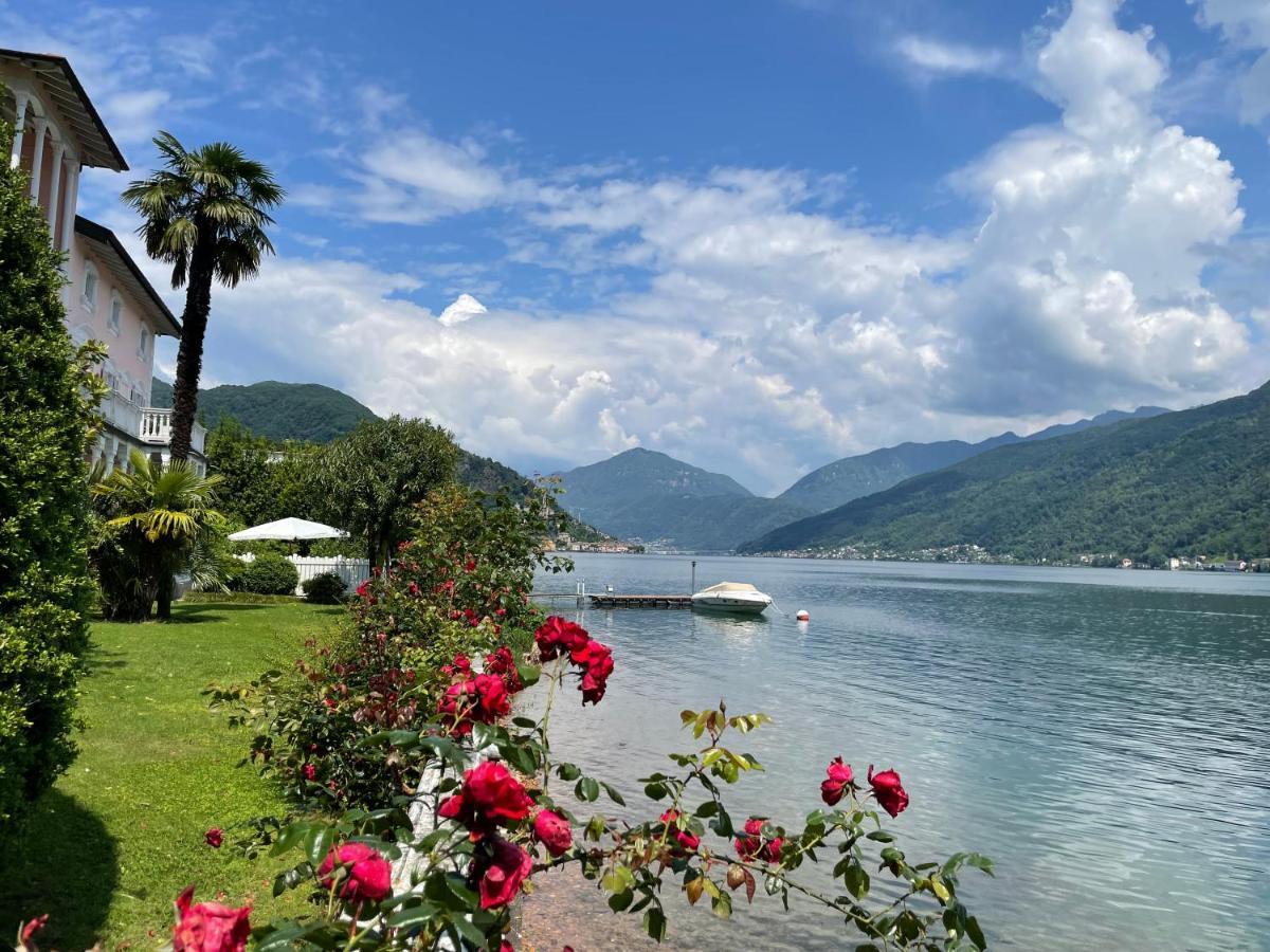 Ville Lago Lugano Porto Ceresio Εξωτερικό φωτογραφία
